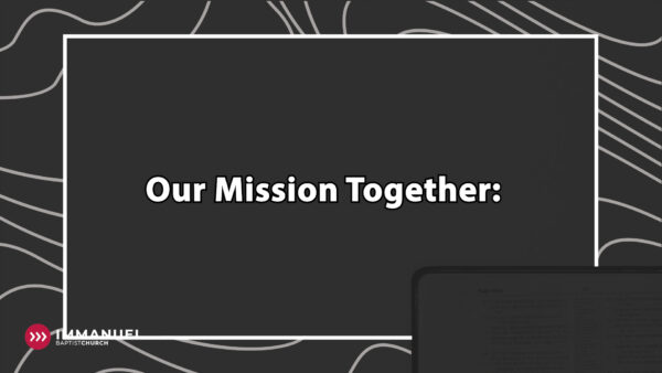 On Mission Together: Grounded In The Gospel Image